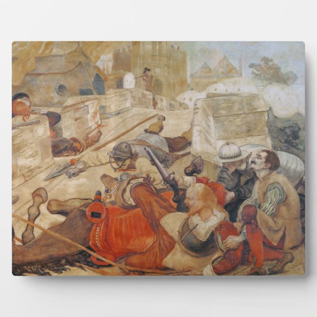 Bradshaw verteidigt Manchester (1642) Fotoplatte (Vorderseite)