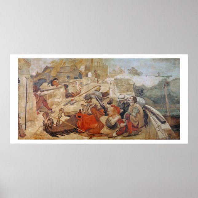 Bradshaw verteidigt Manchester (1642) Poster (Vorne)