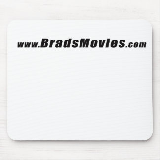 BradsMovies Logo-Design auf einer Mousepad
