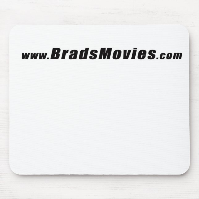 BradsMovies Logo-Design auf einer Mousepad (Vorne)