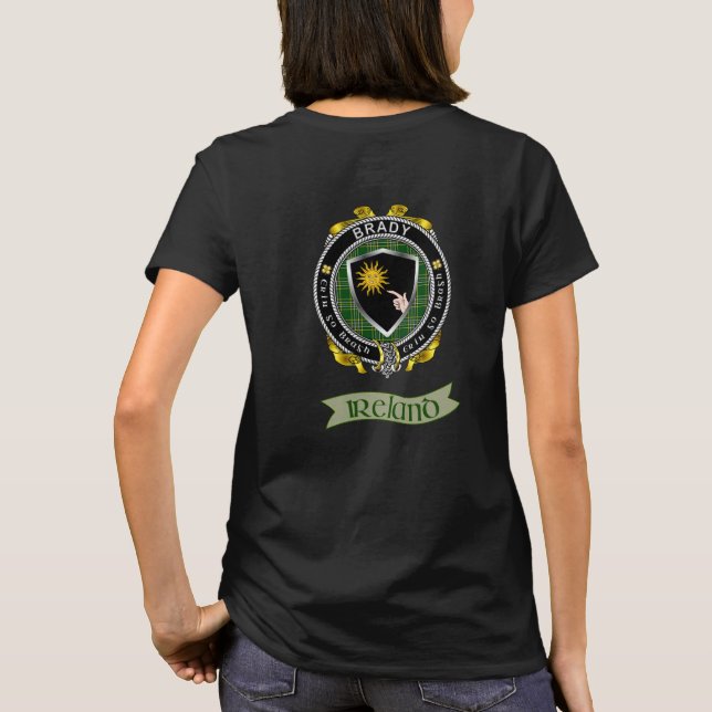 Brady Irish Shield Women's T - Shirt (Rückseite)