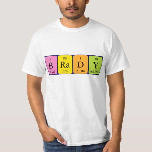 Brady Periodenname Shirt (Vorderseite)