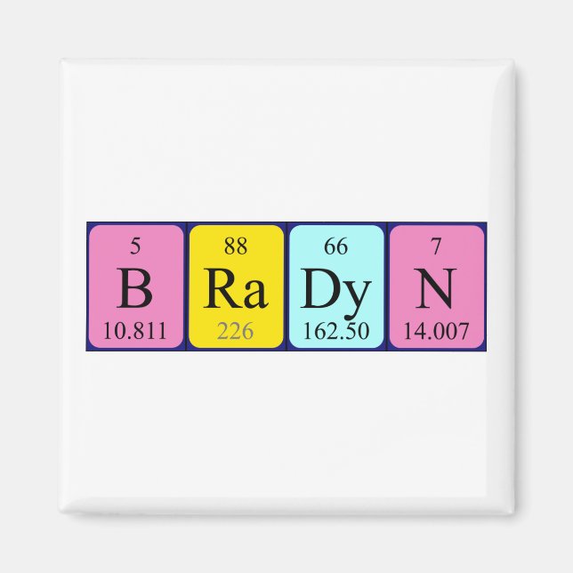 Bradyn-Periodenmagnet Magnet (Vorne)