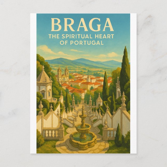Braga – Das geistige Herz Portugals Postkarte (Vorderseite)