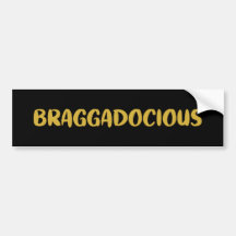 BRAGGADOCIOUS-AUTOAUFKLEBER