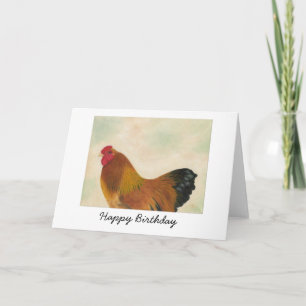 Brahma Chicken Birthday Card Karte