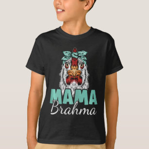 Brahma-Huhn-Mutter Vintage Silkie-Huhn-Mama T-Shirt