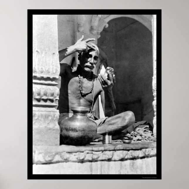 Brahman Priest in Indien 1921 Poster (Vorne)
