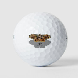 Brahmin Moth Monogram Golfball