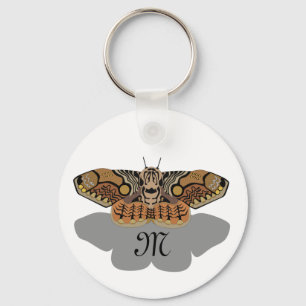 Brahmin Moth Monogram Schlüsselanhänger