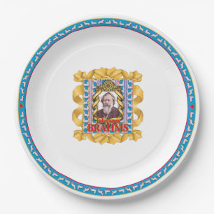 Brahms Papierplatte Pappteller