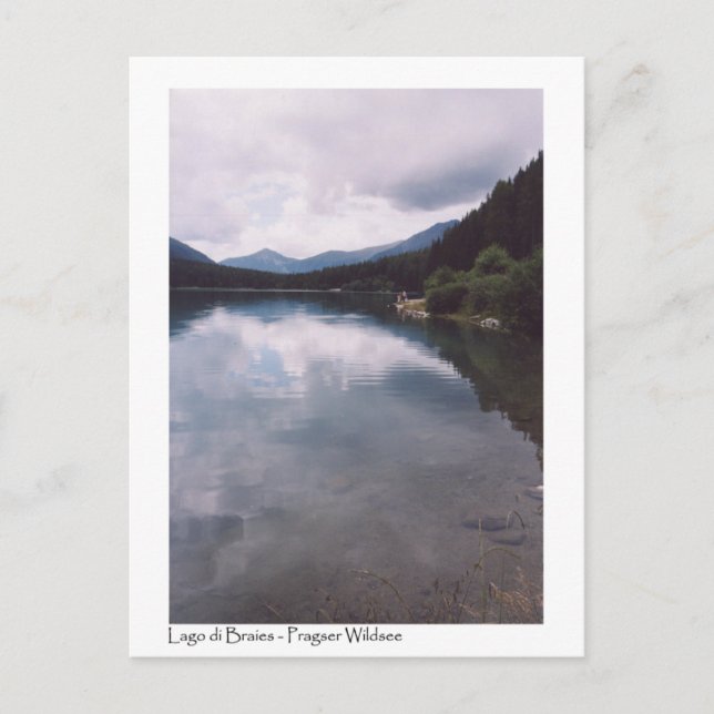 Braies Postkarte (Vorderseite)