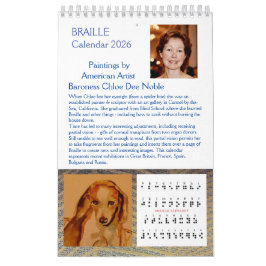 Braille 2026 von Chloe Dee Noble - Kalender