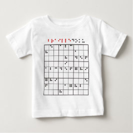 brailledoku baby t-shirt
