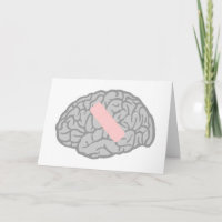 Brain-Ache-Grußkarte