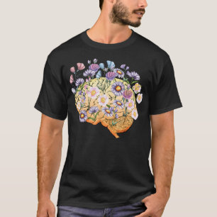 Brain Anatomy Nursing Student Anatomical Layout Br T-Shirt