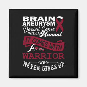 Brain Aneurysm Awareness Burgundy Ribbon Krieger S Magnet