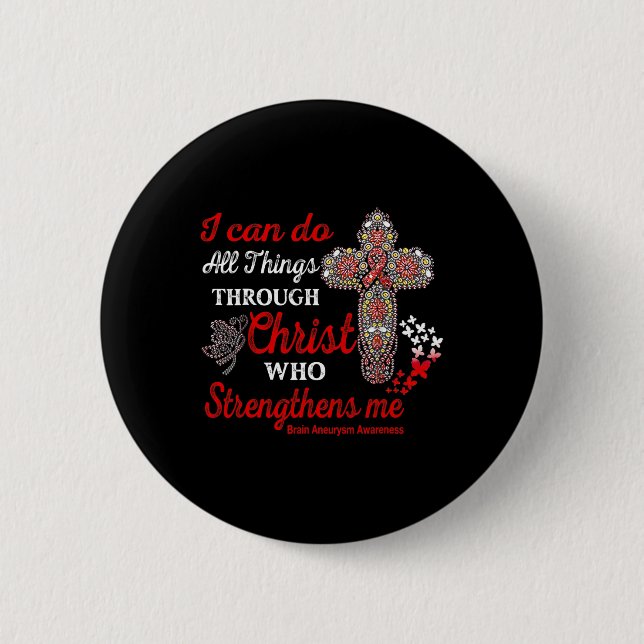 Brain Aneurysm Bewusstsein Burgundy Gnomes Truck R Button (Vorderseite)