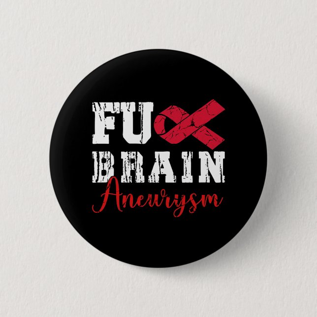 Brain Aneurysm Warrior Medical Button (Vorderseite)