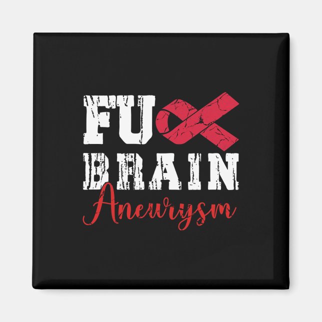 Brain Aneurysm Warrior Medical Magnet (Vorne)