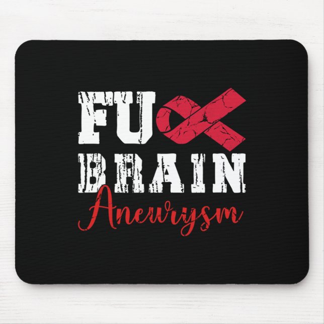 Brain Aneurysm Warrior Medical Mousepad (Vorne)