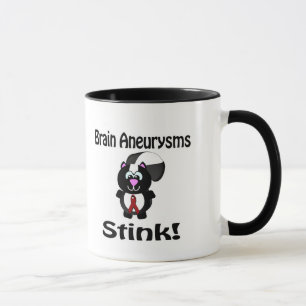 Brain Aneurysms Stink Skunk Bewusstsein Design Tasse
