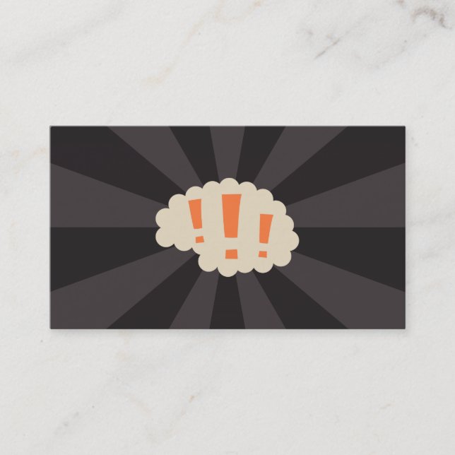 Brain Business Card Visitenkarte (Vorderseite)