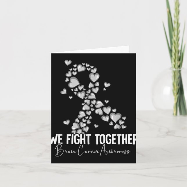 Brain Cancer Awareness 3  Karte (Vorderseite)