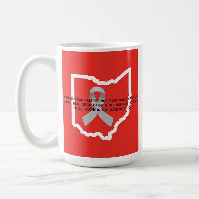 Brain Cancer Awareness in Ohio Kaffeetasse (Links)