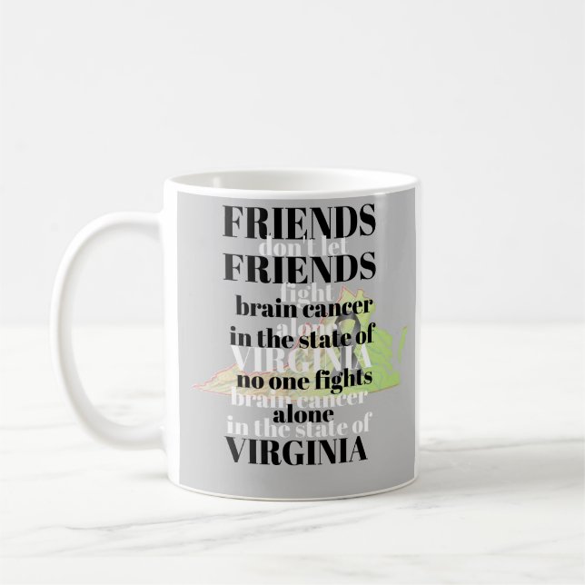 Brain Cancer Awareness in Virginia  Kaffeetasse (Links)