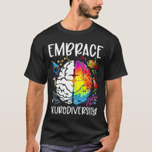 Brain Embrace Neuroversity Autismus Sensibilisieru T-Shirt