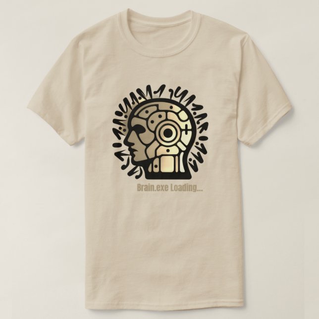 Brain.exe wird geladen… T-Shirt (Design vorne)