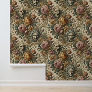 Brain Fog - Gothic Floral Tapete