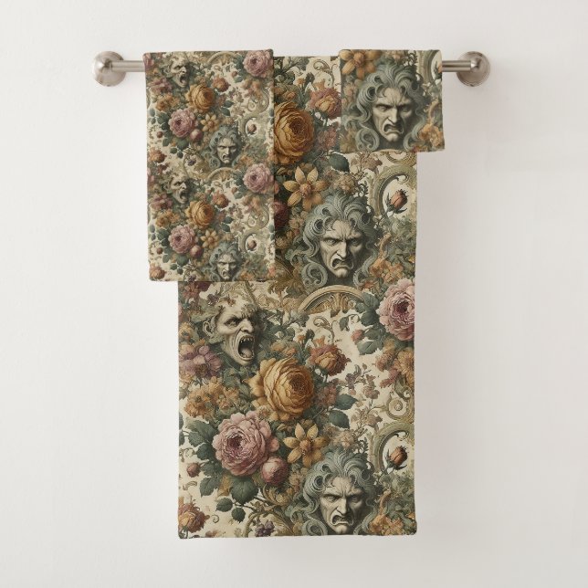 Brain Fog - Gothic Viktorianisch Badhandtuch Set (Insitu)