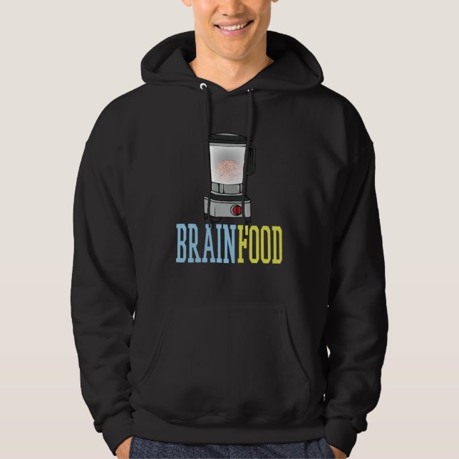 Brain food processor hoodie (Vorderseite)
