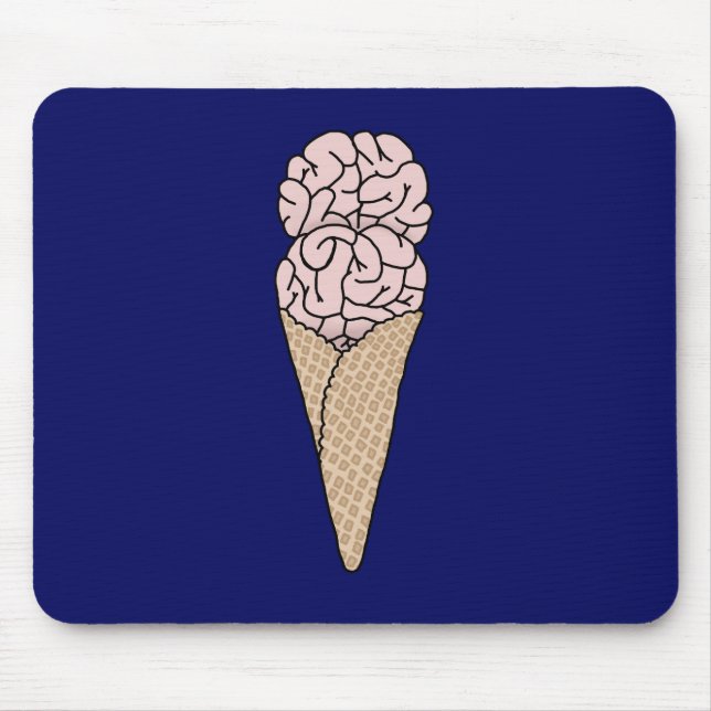 Brain Freeze Eiscreme Mousepad (Vorne)