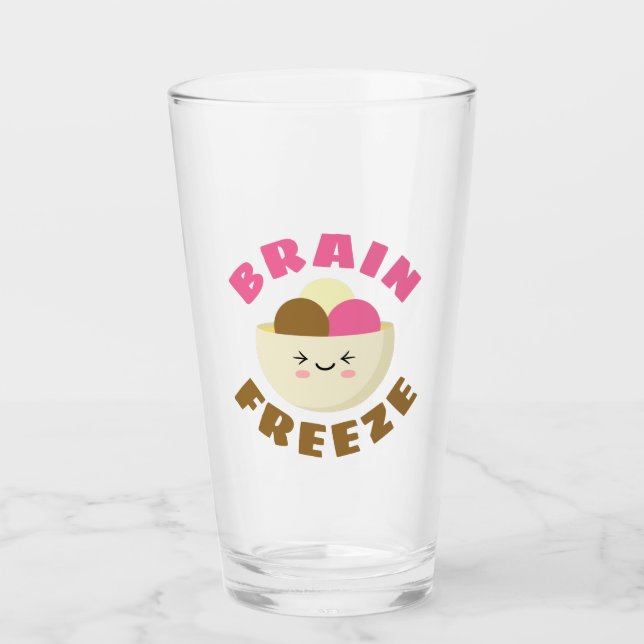 Brain Freeze Glas (Vorderseite)