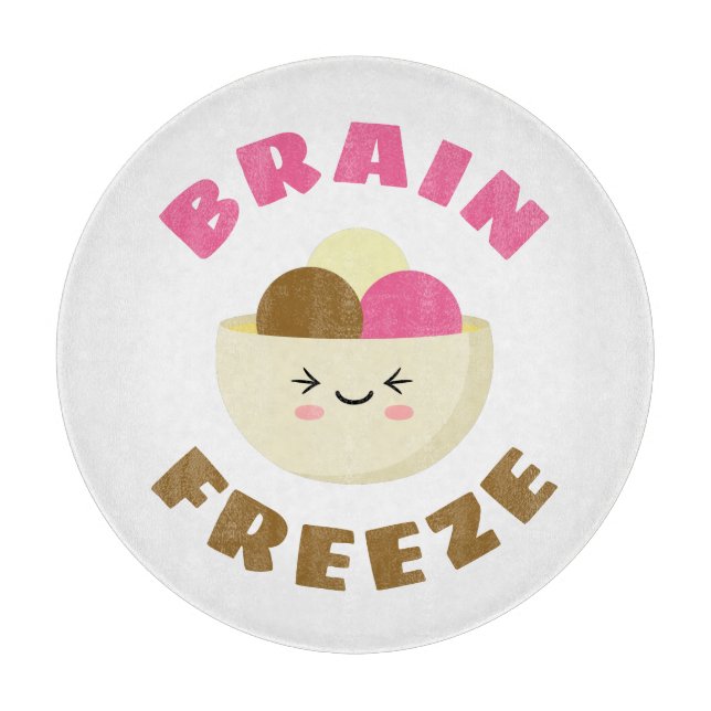 Brain Freeze Schneidebrett (Vorderseite)