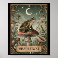 Brain Frog Tarot Card Fibromyalgie Symptom Awarene