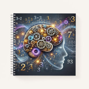 Brain Gears & Mathematische Intelligenzgestaltung Notizbuch