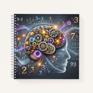 Brain Gears & Mathematische Intelligenzgestaltung Notizbuch