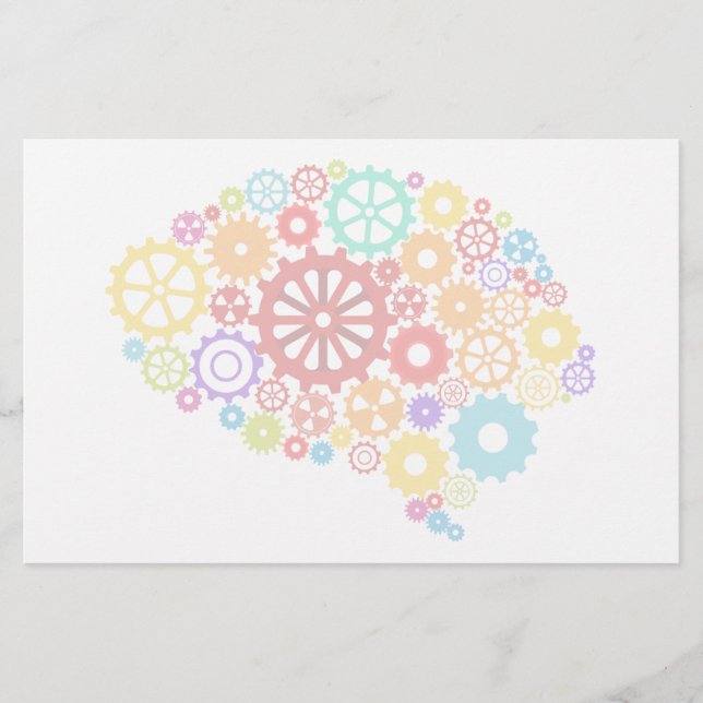 Brain Gears Stationery Briefpapier (Vorderseite)