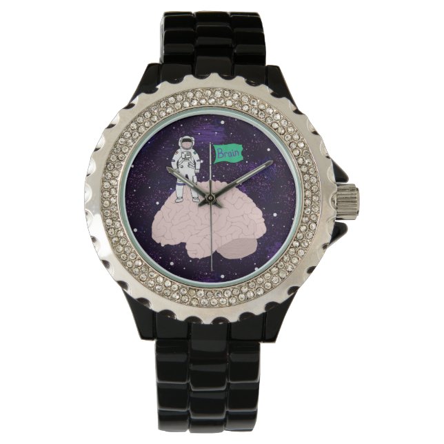 Brain Landing Armbanduhr (Vorderseite)