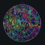 Brain Melt Dartscheibe<br><div class="desc">Folgen Sie meiner Arbeit und meiner Marke auf Instagram @MRNStudios</div>
