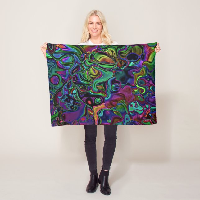 Brain Melt Fleece Blanket (Beispiel)