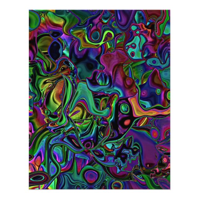 Brain Melt Foto Print (Vorne)