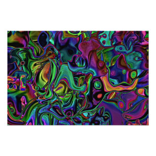 Brain Melt Foto Print