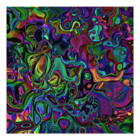 Brain Melt Foto Print