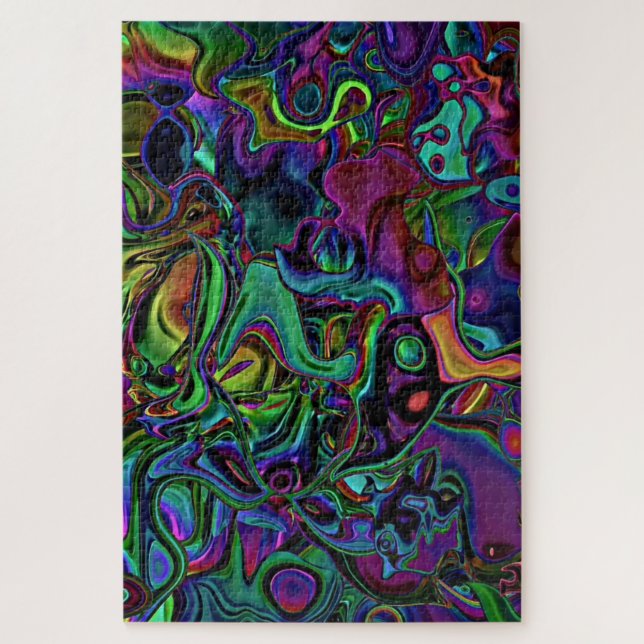 Brain Melt Jigsaw Puzzle (Vertikal)