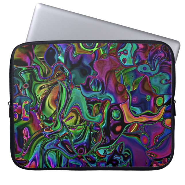 Brain Melt Laptop Sleeve (Vorderseite)
